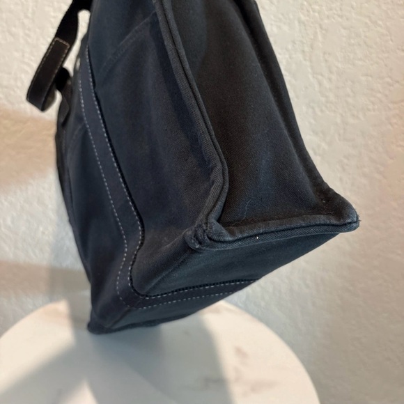 Hermes Large Black Canvas Tote Bag - Picture 11 of 14